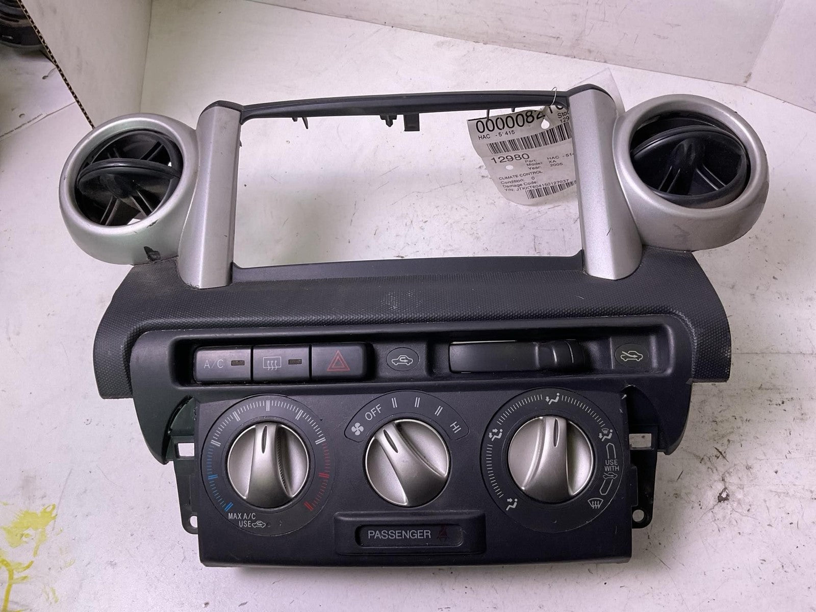 Heater A/c Control SCION XA 04 05 060